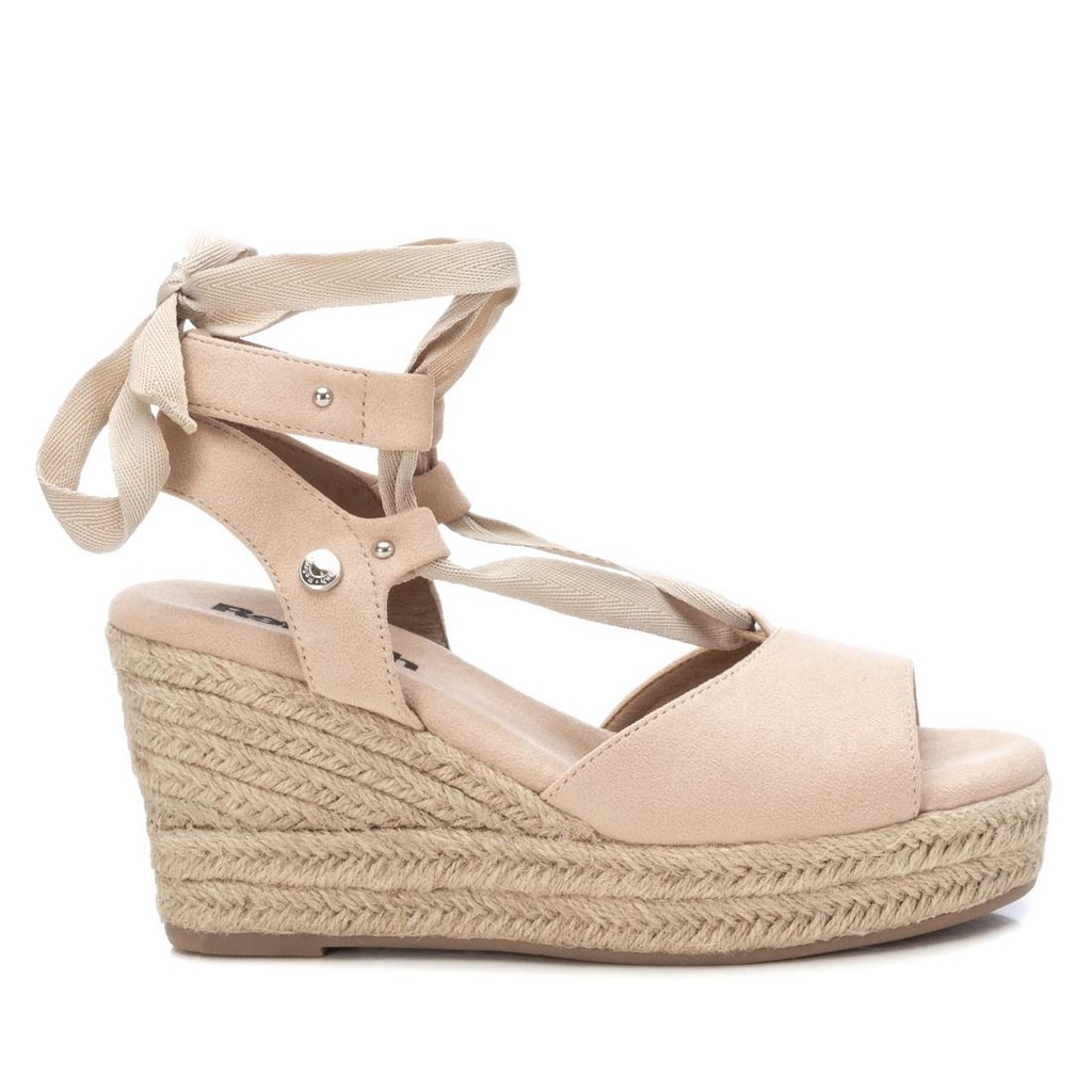 REFRESH / sandalia sra antelina beige / CAJA DE 8 PARES
