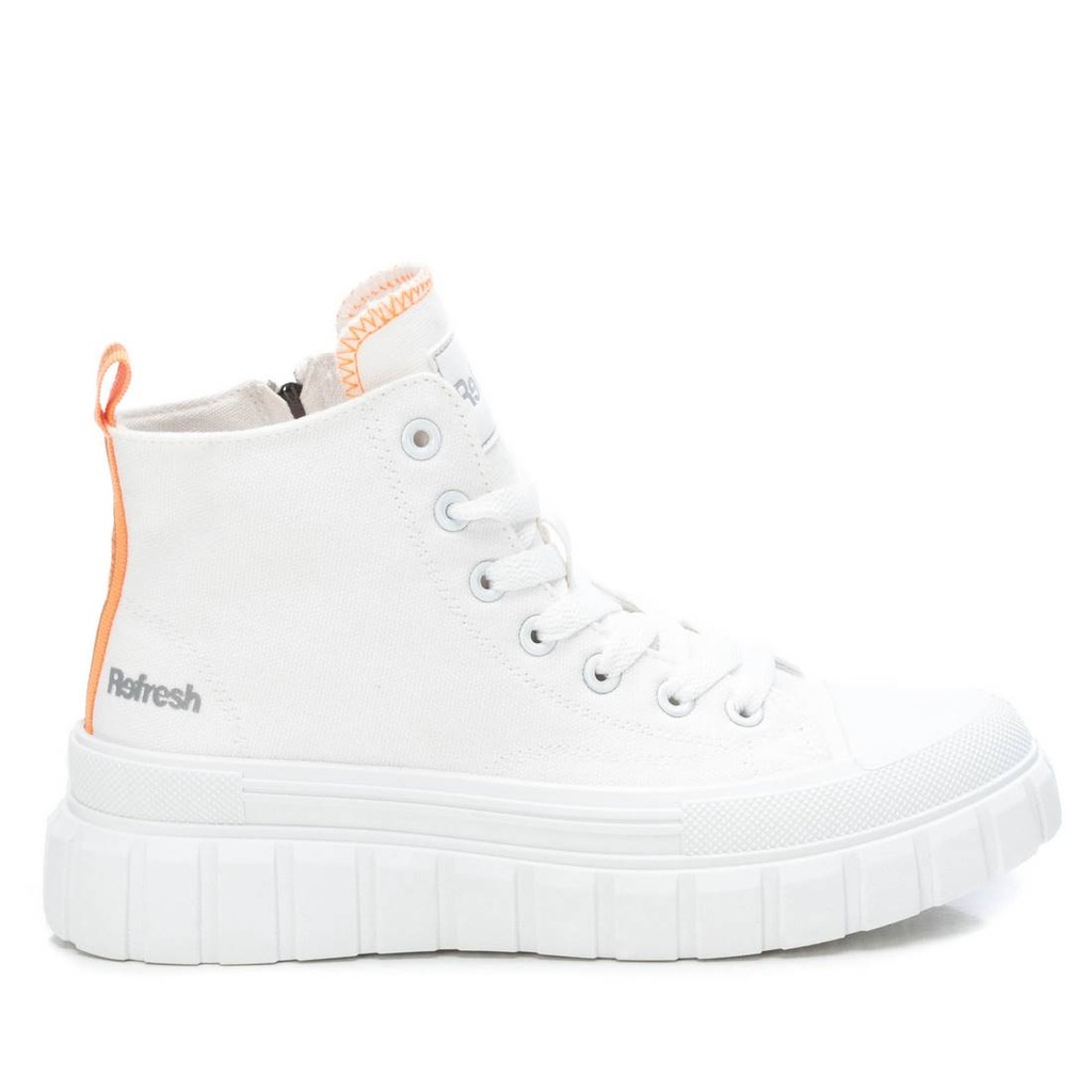 REFRESH / botin sra lona blanco / CAJA DE 6 PARES