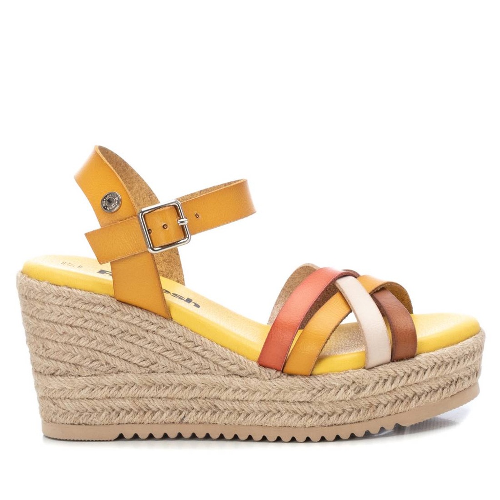 REFRESH / sandalia sra c. amarillo / CAJA DE 8 PARES