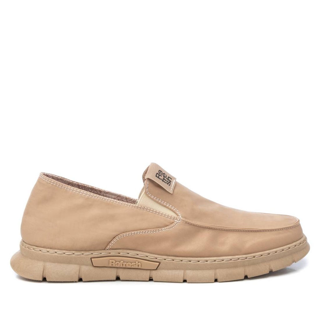 REFRESH / zapato cro textil taupe / CAJA DE 12 PARES