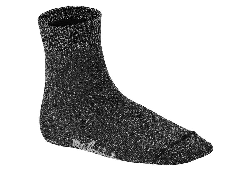 MOLEKINHA MEDIAS NEGRO-PLATA / CAJA DE 12 PARES
