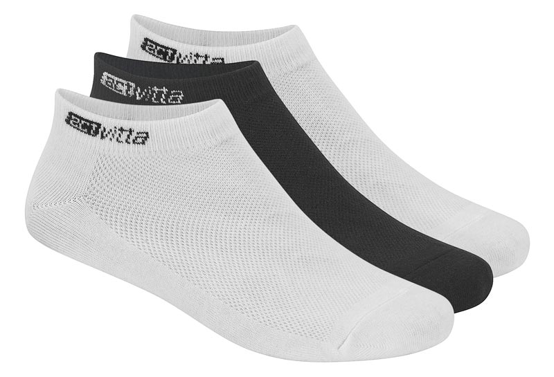 CALCETINES BLANCO BLANCO NEGRO / CAJA DE 9 PARES