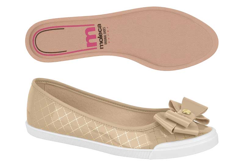 MOLECA BEIGE 435-DORADO / CAJA DE 6 PARES