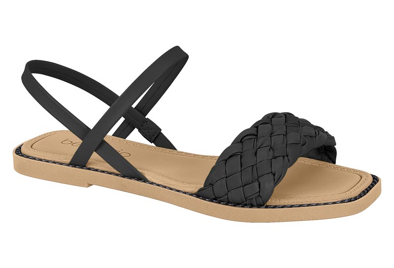 BEIRA RIO / NEGRO / CAJA DE 8 PARES