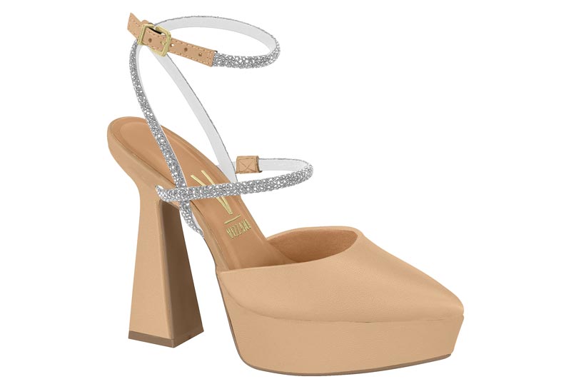 VIZZANO / TAN 1080/CRISTAL-PLATA / CAJA DE 8 PARES