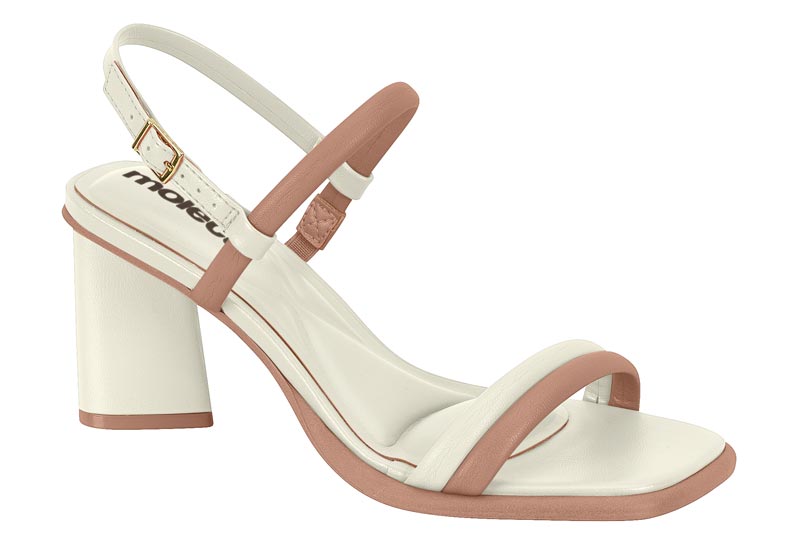 MOLECA / NUDE/BLANCO OFF / CAJA DE 12 PARES