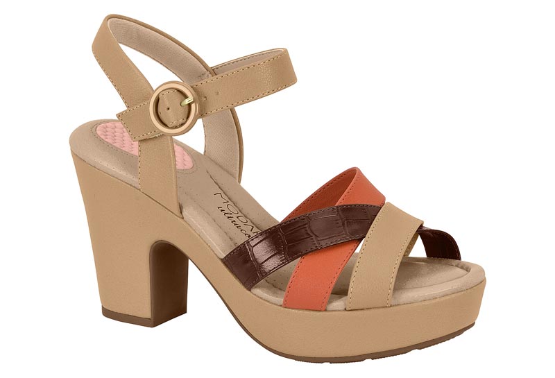 MODARE / TAN 1080/CAFE 856/TEJA 1102 / CAJA DE 8 PARES