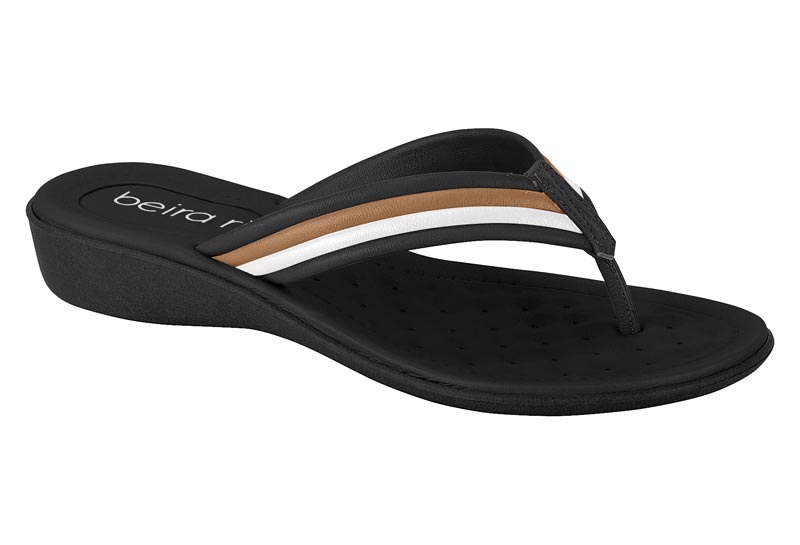 BEIRA RIO / NEGRO/CAMEL 742/BLANCO 99 / CAJA DE 12 PARES