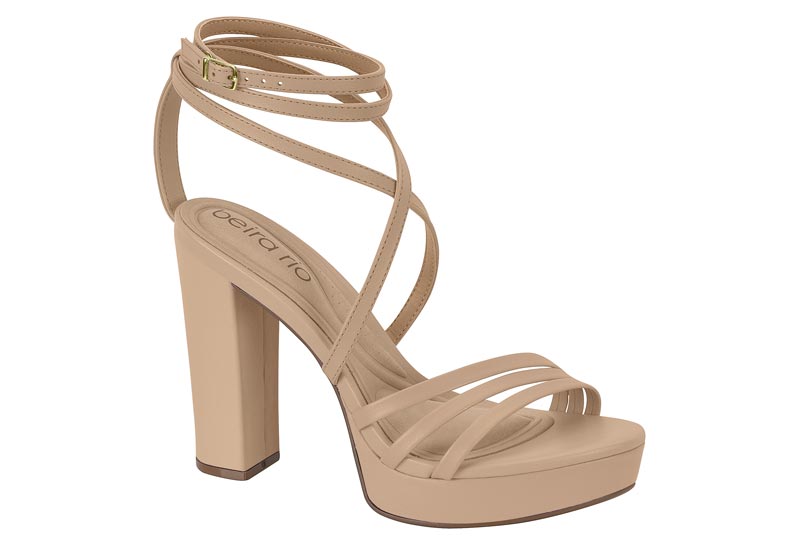 BEIRA RIO / BEIGE / CAJA DE 8 PARES