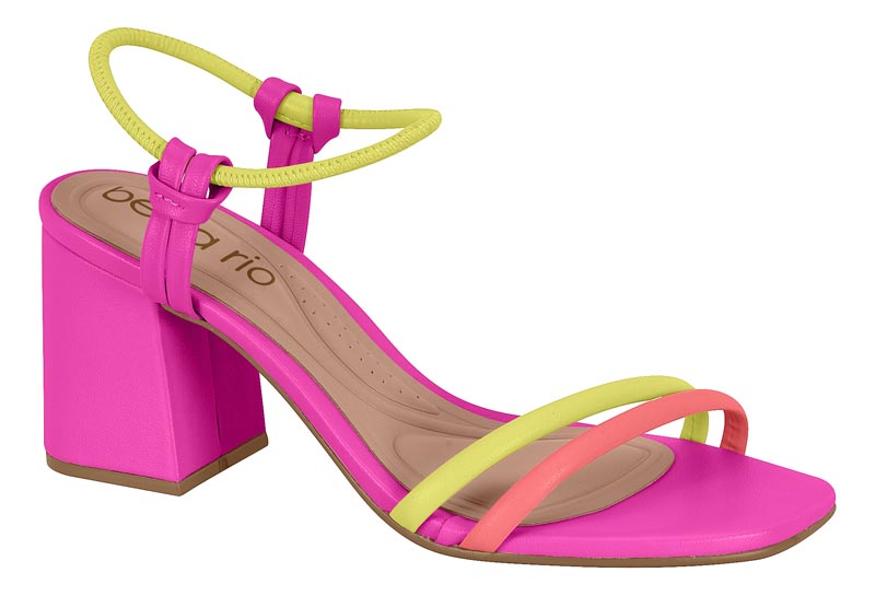 BEIRA RIO / CORAL ELEGANCE 1034/SICILIANO 1052/PINK NEON 1051 / CAJA DE 8 PARES