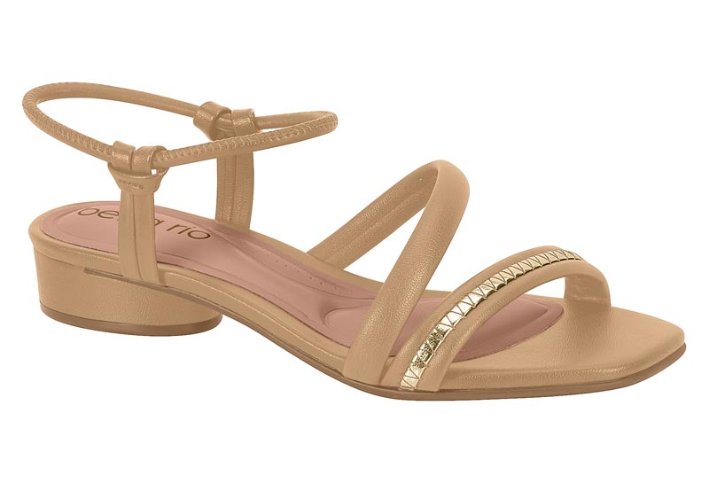 BEIRA RIO / TAN 1080/DORADO / CAJA DE 8 PARES