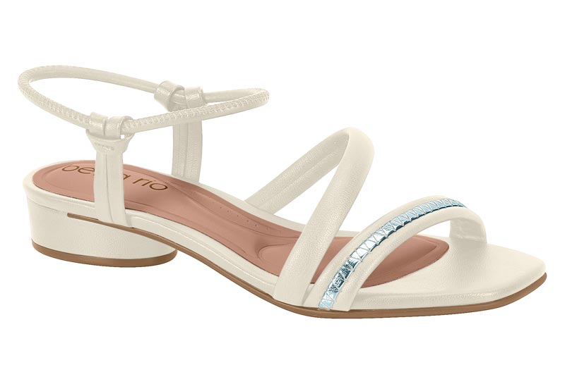 BEIRA RIO / BLANCO OFF 526/AZUL CELESTE 1103 / CAJA DE 8 PARES