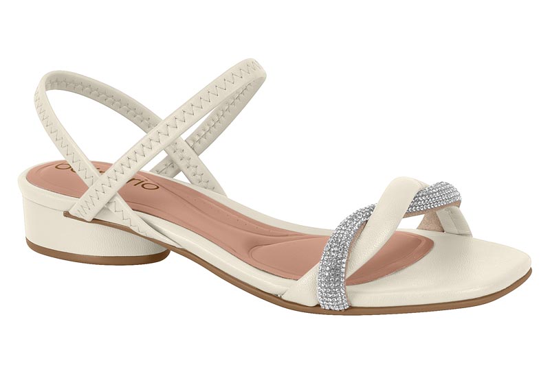 BEIRA RIO / BLANCO OFF 526/CRISTAL / CAJA DE 8 PARES