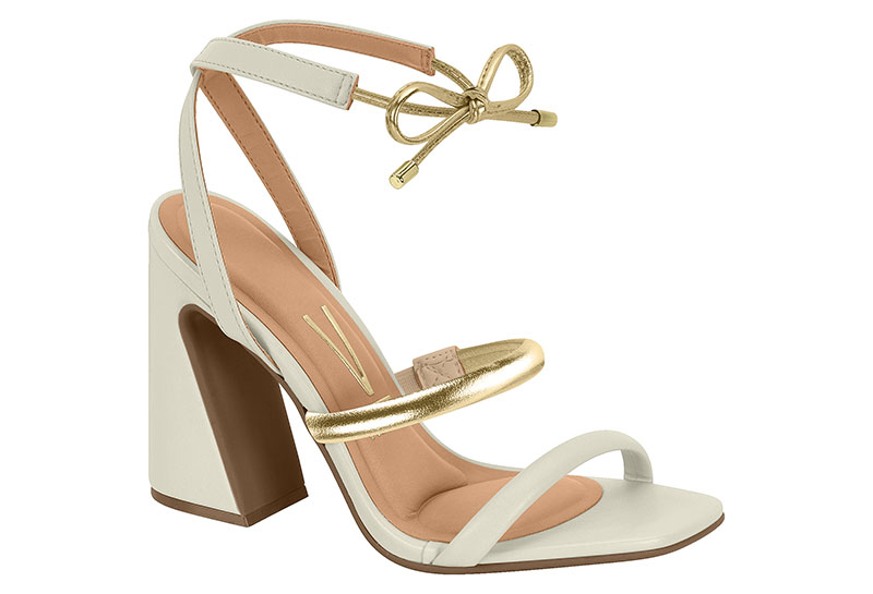 VIZZANO / BLANCO OFF 526/DORADO / CAJA DE 8 PARES