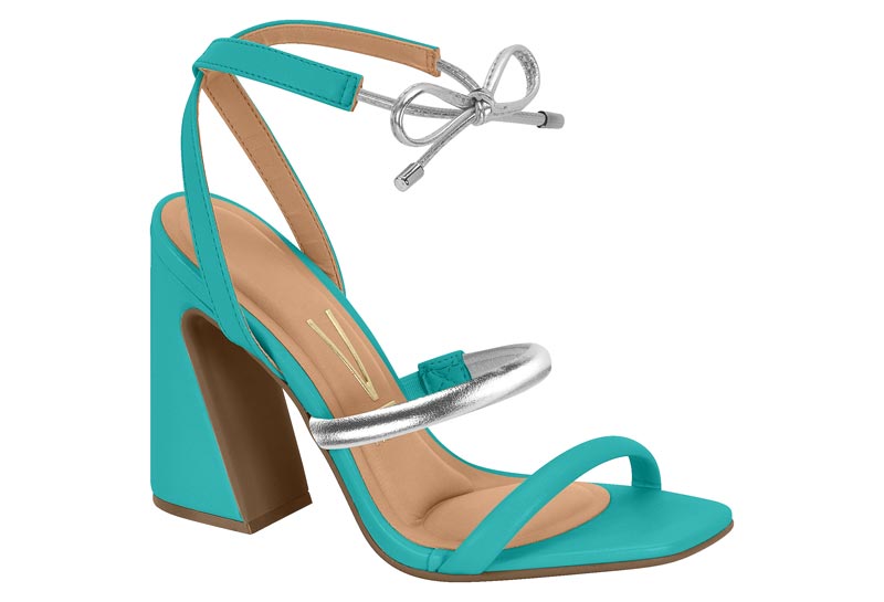 VIZZANO / VERDE ESMERALDA 1090/PLATA / CAJA DE 8 PARES