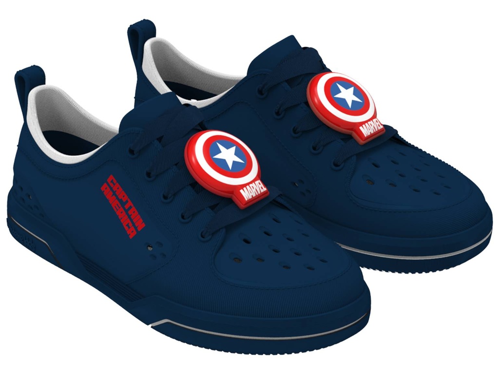 22642_AE751 / GRENDENE /  AZUL/BLANCO / CAJA DE 5 PARES