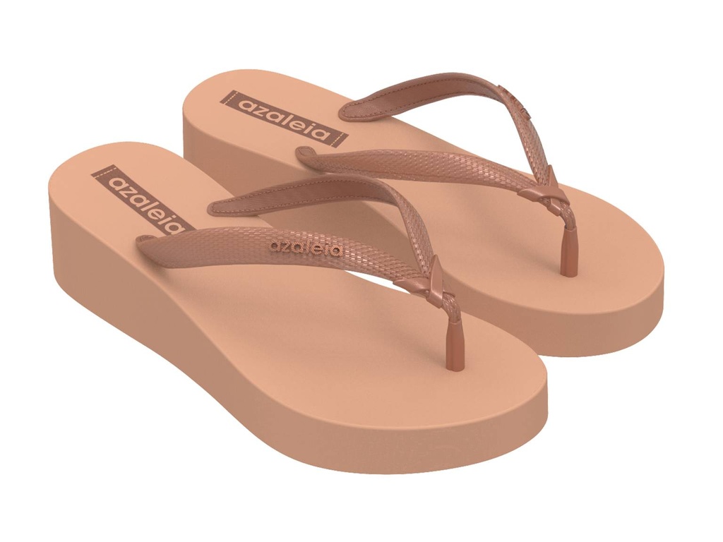 GRENDENE /  MARRON/ROSA / CAJA DE 5 PARES