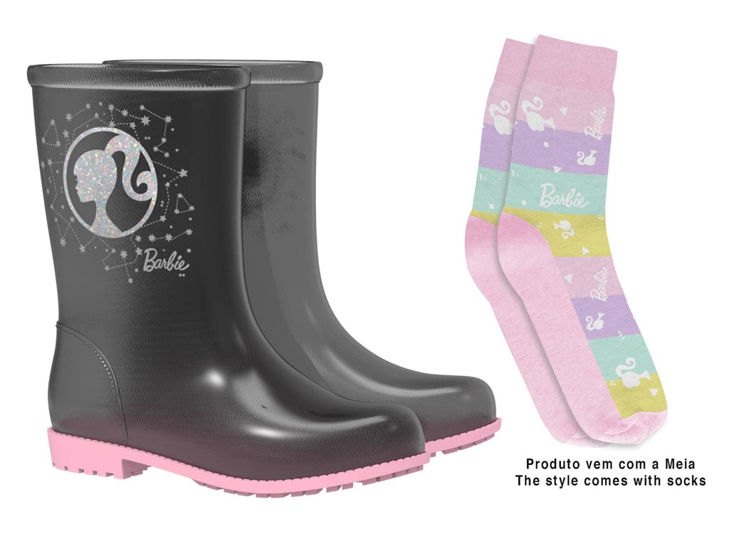 GRENDENE /  ROSA/NEGRO/TRANSPARENTE / CAJA DE 5 PARES