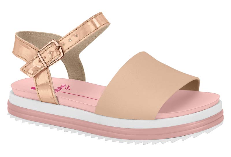 MOLEKINHA / NUDE-DORADO / CAJA DE 1 PARES