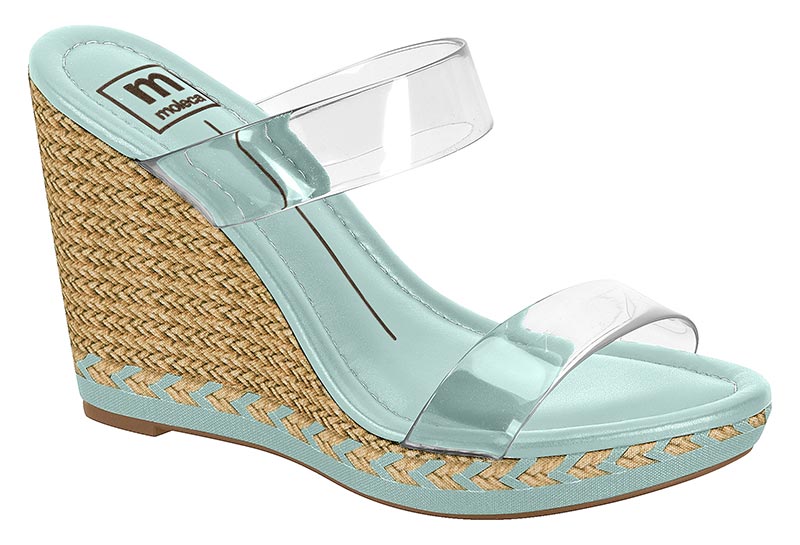 MOLECA / TRANSPARENTE-LIGHT TURQUESA 958 / CAJA DE 2 PARES