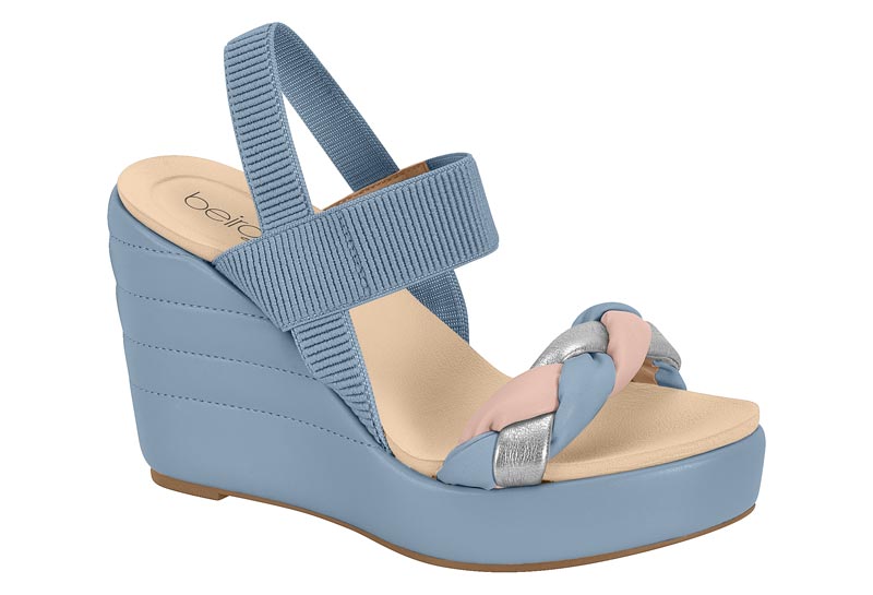 BEIRA RIO / JEANS 976-ROSADO 671-PLATA-BLANCO OFF / CAJA DE 12 PARES