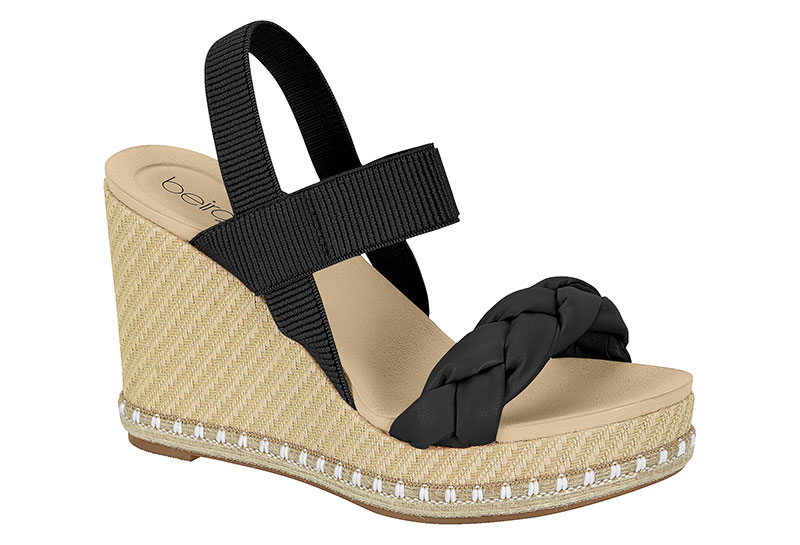 BEIRA RIO / NEGRO / CAJA DE 2 PARES