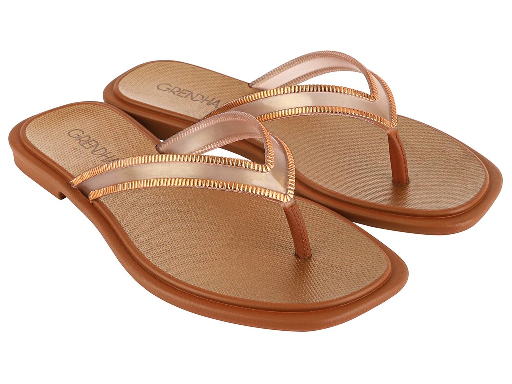 GRENDENE /  MARRON CLARO / CAJA DE 6 PARES