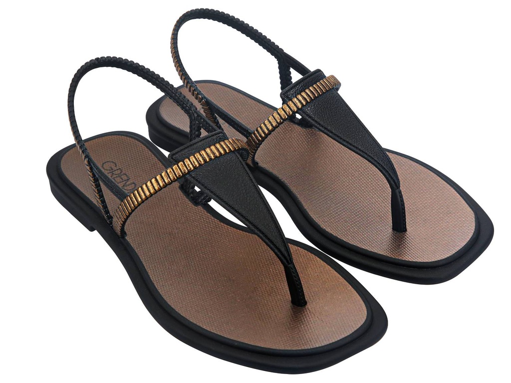 18538_AD647 / GRENDENE /  NEGRO / CAJA DE 6 PARES