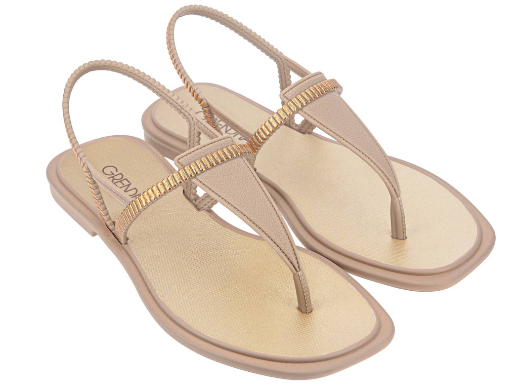 GRENDENE /  BEIGE CLARO / CAJA DE 6 PARES