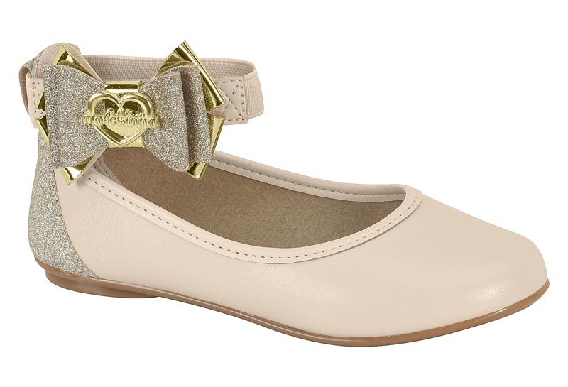 MOLEKINHA / CREMA 985/ DORADO / CAJA DE 8 PARES