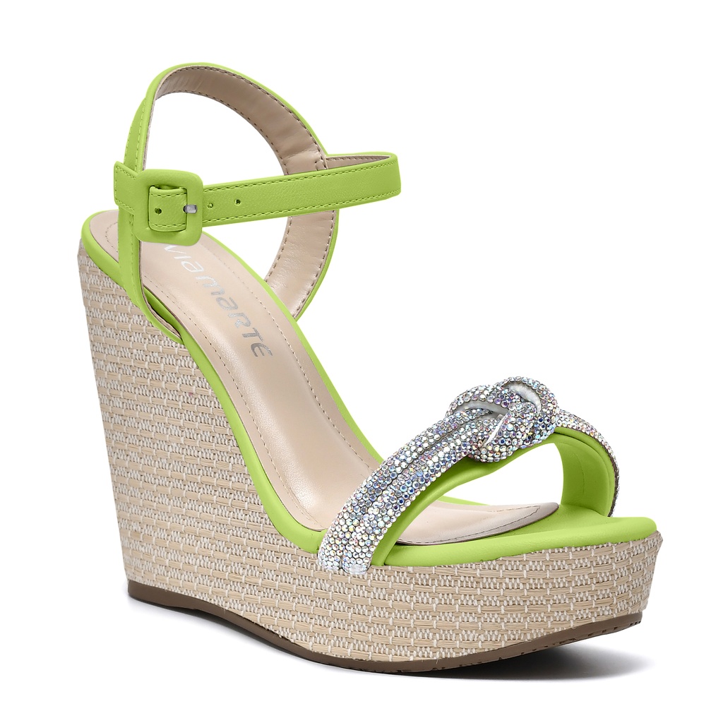 VIA MARTE / VERDE LIMA/BAUNILHA / CAJA DE 12 PARES