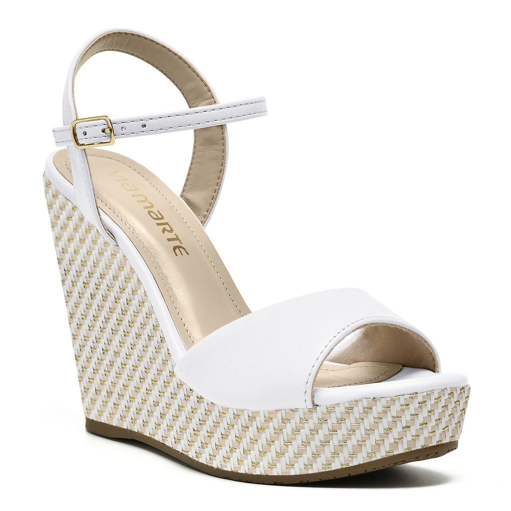 VIA MARTE / BRANCO/BAUNILHA / CAJA DE 12 PARES