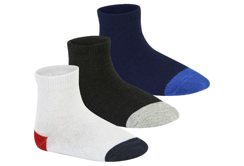 MOLEKINHO / BRANCO-MARINHO-VERMELHO/PRETO-CINZA/MARINHO-AZUL / CALCETINES / CAJA DE 6 PARES