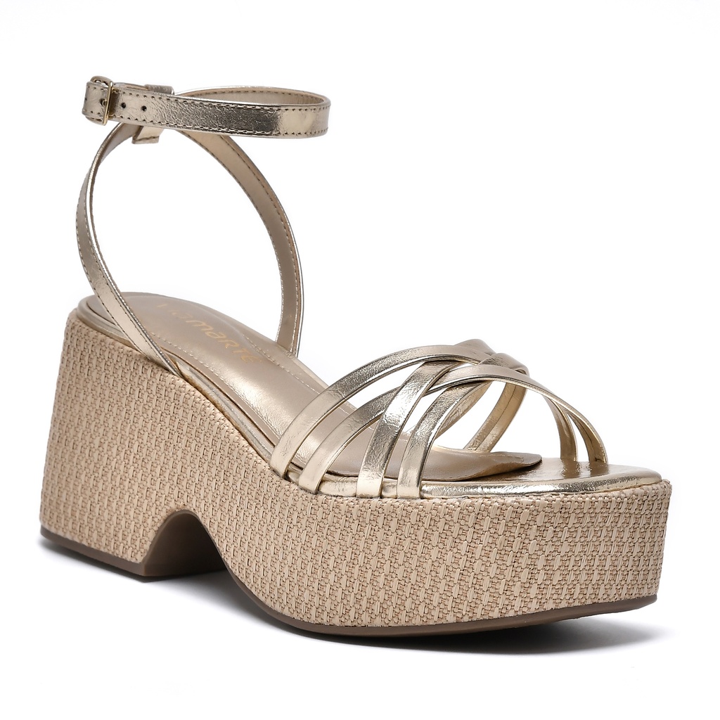 23-15101-01 / VIA MARTE / DOURADO/AMENDOA / CAJA DE 12 PARES