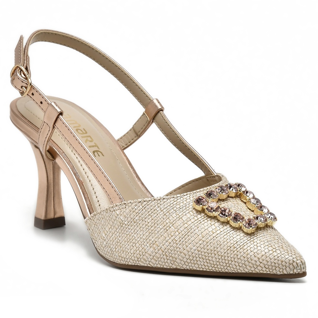 23-15709-01 / VIA MARTE / BAUNILHA/ROUGE / CAJA DE 11 PARES