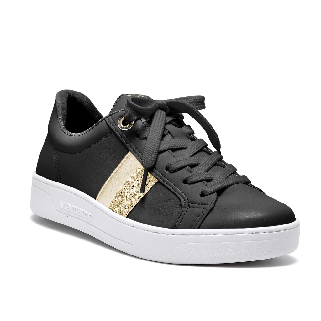 23-13805-01 / VIA MARTE / PRETO/GOLD/GOLD / CAJA DE 12 PARES