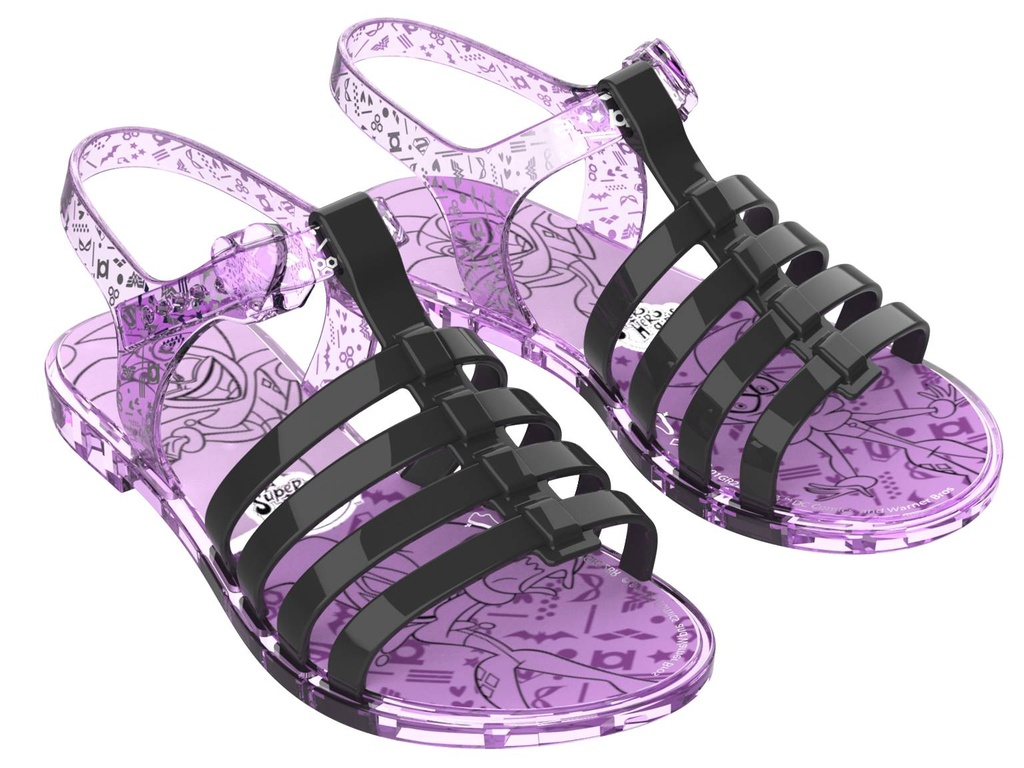 GRENDENE /  ROSA TRANS/NEGRO / CAJA DE 6 PARES