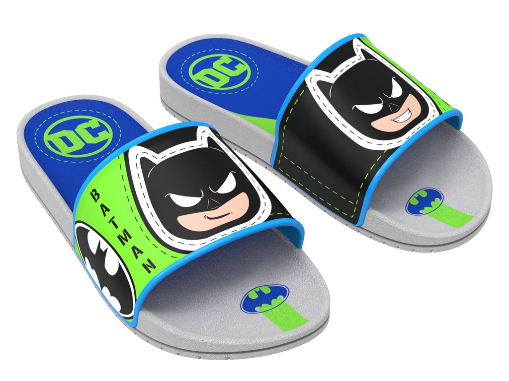 22708_AD816 / GRENDENE /  GRIS/AZUL/VERDE / CAJA DE 6 PARES