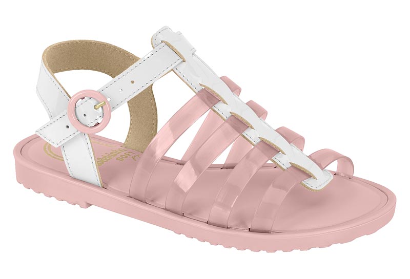 MOLEKINHA / BLANCO 99/ROSA 942 TRANSLÚCIDO / CAJA DE 12 PARES