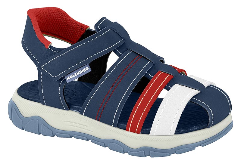 MOLEKINHO / MARINE/ROJO/BLANCO / CAJA DE 8 PARES