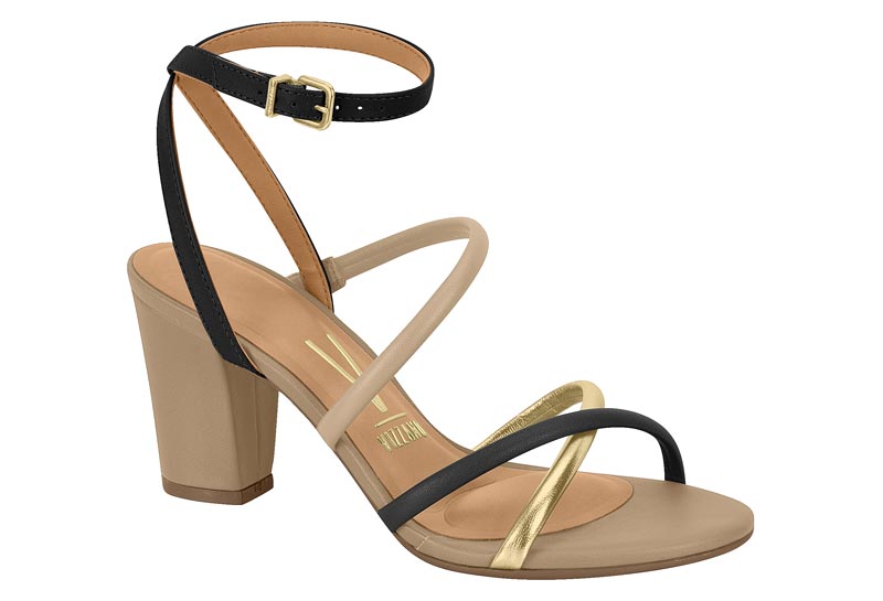 VIZZANO / NEGRO/BEIGE/DORADO / CAJA DE 12 PARES