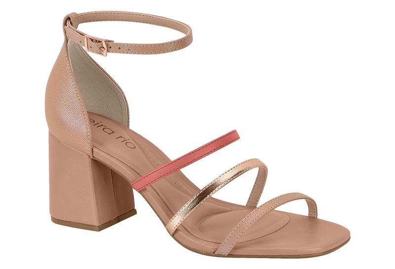 BEIRA RIO / DESNUDO/ROSA 1109/ORO ROSA / CAJA DE 12 PARES