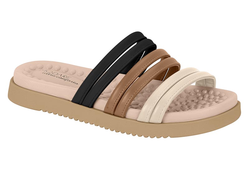 MODARE / NEGRO/CAMEL 742/CREMA 985 / CAJA DE 12 PARES