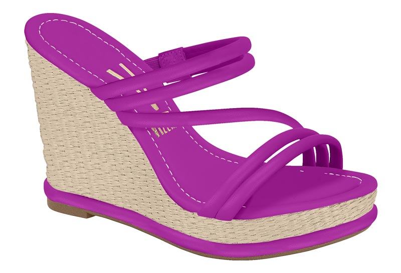 VIZZANO /  FUCSIA 1015/NATURAL CAJA DE 6 PARES