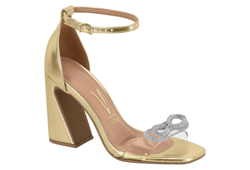 VIZZANO / DORADO/CRISTAL / CAJA DE 12 PARES