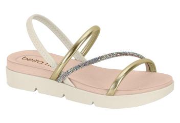 BEIRA RIO / BLANCO OFF 526/DORADO/AURORA BOREAL / CAJA DE 12 PARES