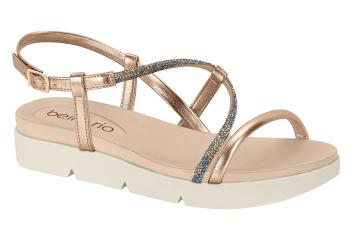 BEIRA RIO / OURO ROSADO/AZUL-VERDE-OURO ROSADO / CAJA DE 12 PARES