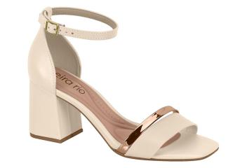 BEIRA RIO / CREMA 985/ORO ROSADO / CAJA DE 11 PARES