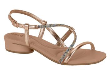 BEIRA RIO / AZUL-VERDE-OURO ROSADO/OURO ROSADO / CAJA DE 12 PARES