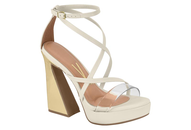 VIZZANO / BLANCO OFF/CRISTAL/DORADO / CAJA DE 8 PARES